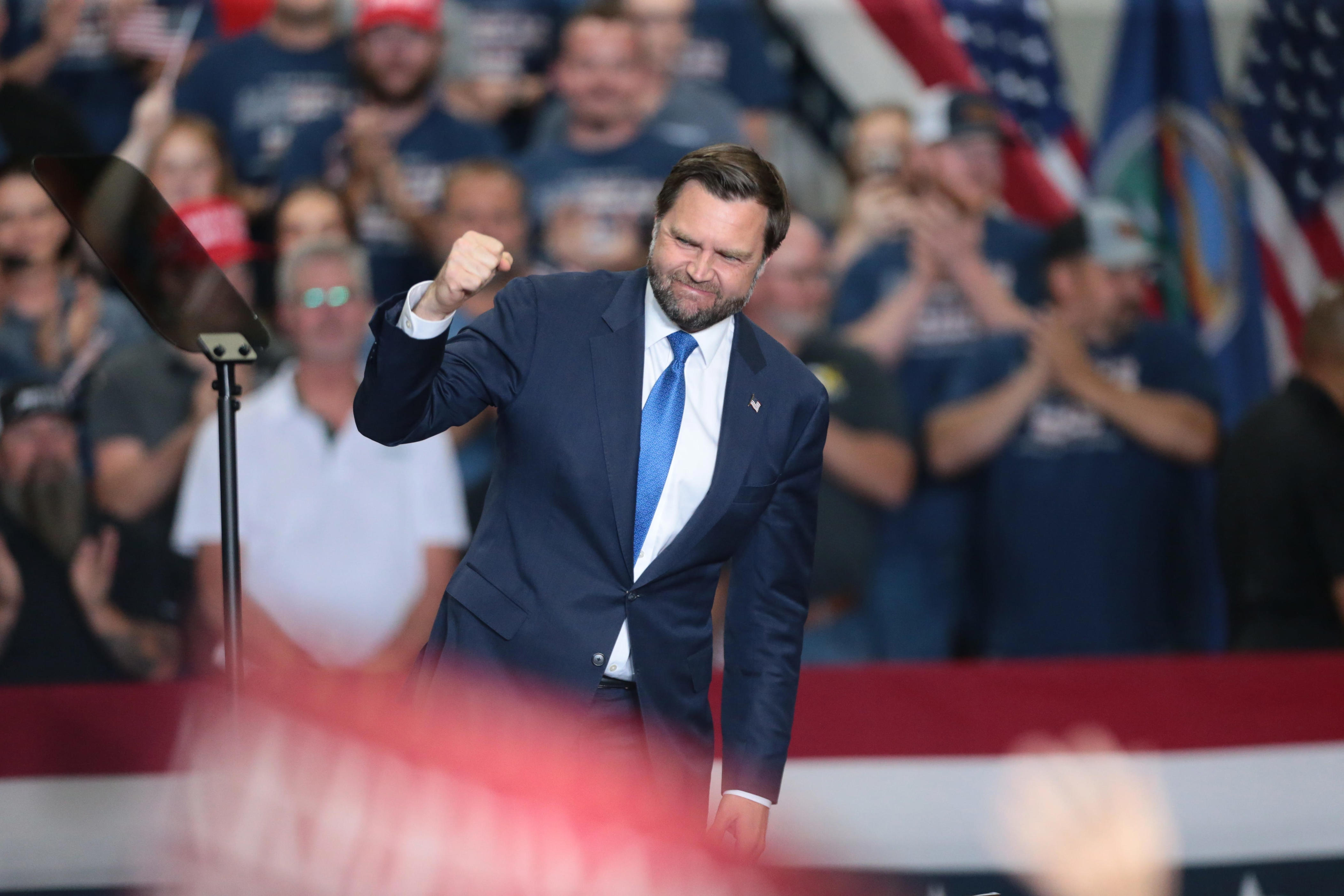 JD Vance in Kansas live updates: Vice president leaves Topeka after rally