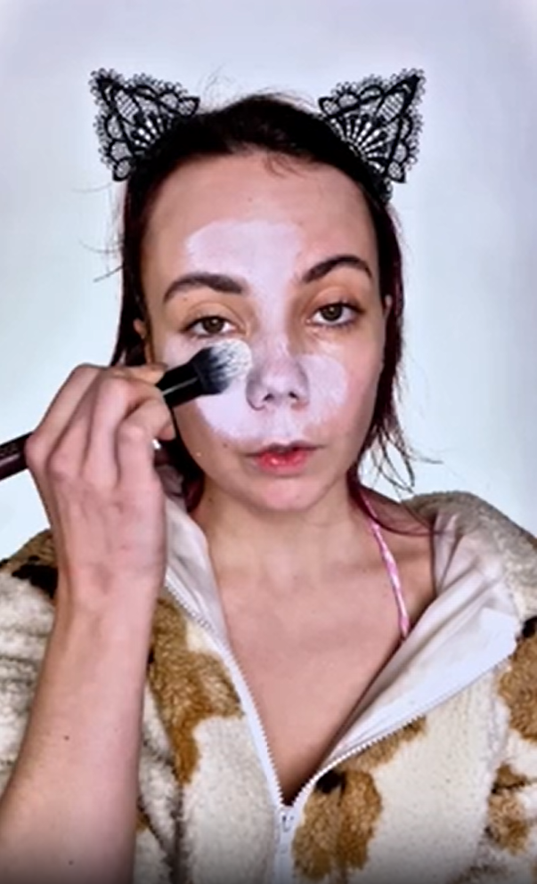 Avatar-inspired pink makeup takes on a new meaning when you have kids