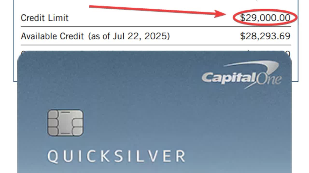 $29,000 Capital One credit limit increase (soft pull)