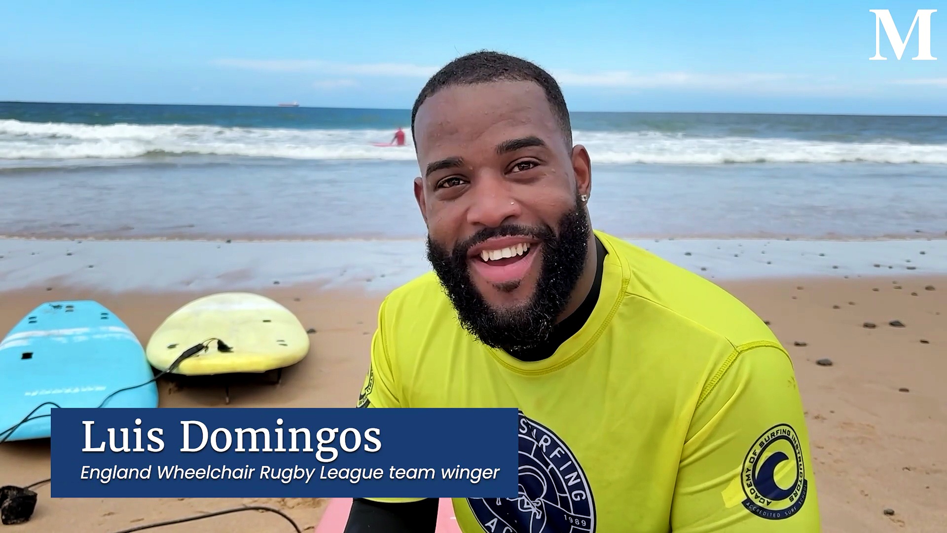 English Rugby League wheelchair team players and staff learn to surf at ...