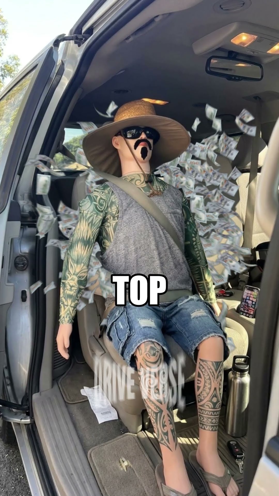 Don't try this in the HOV lane 🚔