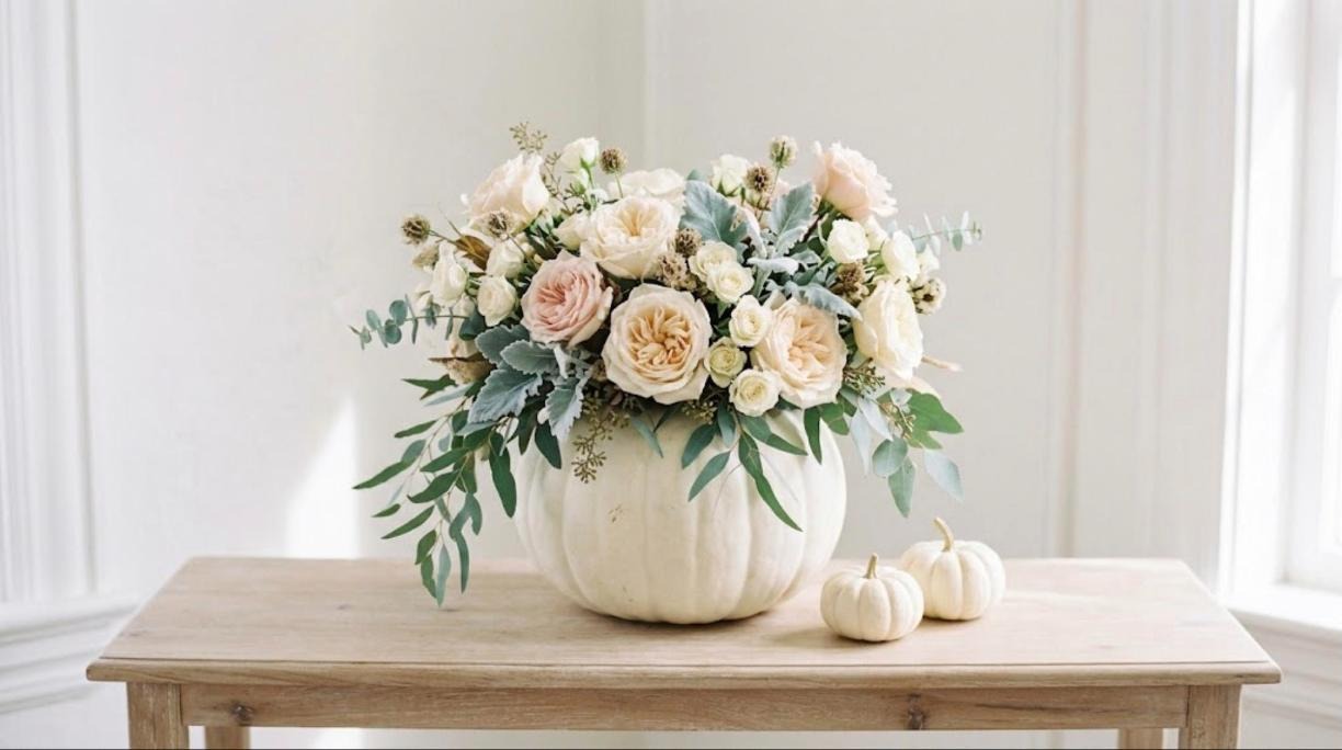 Pumpkin flower arrangements: 13 Thanksgiving ideas that look like a ...