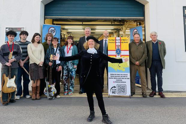 High Sheriff completes walk highlighting county lines and child ...