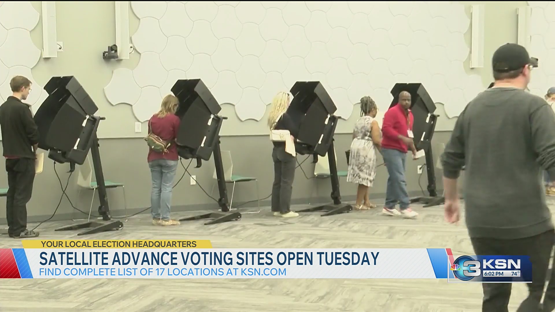 17 more early voting locations open Tuesday in Sedgwick County
