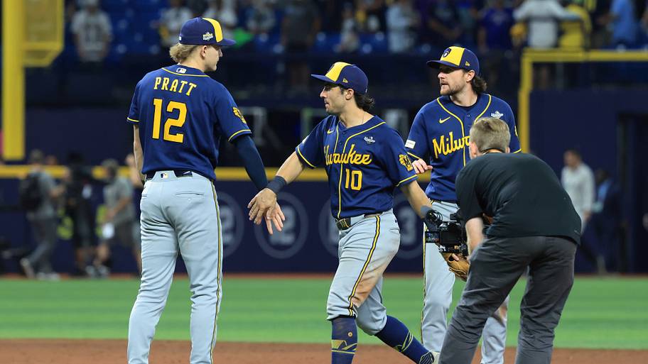 World Series game 3: Brewers on brink of first title after rout