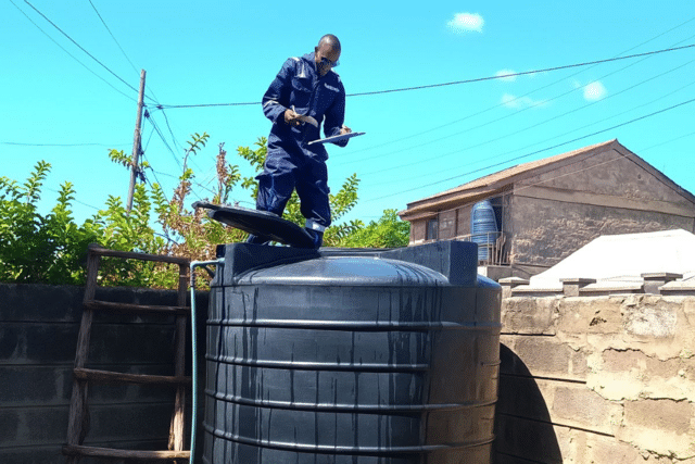 Water tank leakage: Is there dampness under your rooftop water tank ...