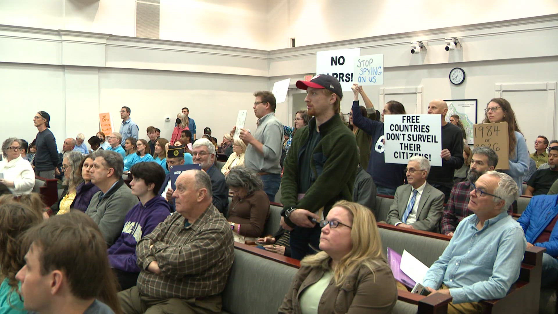 Drivers showed up to town hall to speak out against traffic cameras ...