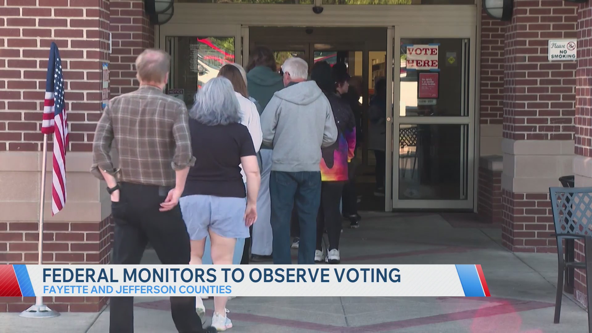 Federal election monitors are headed to Fayette County polls