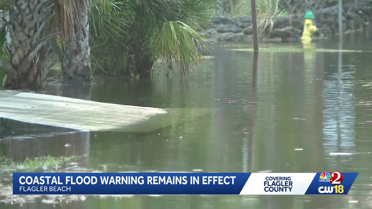 Coastal flood warnings remain in effect as shows, high surf create ...