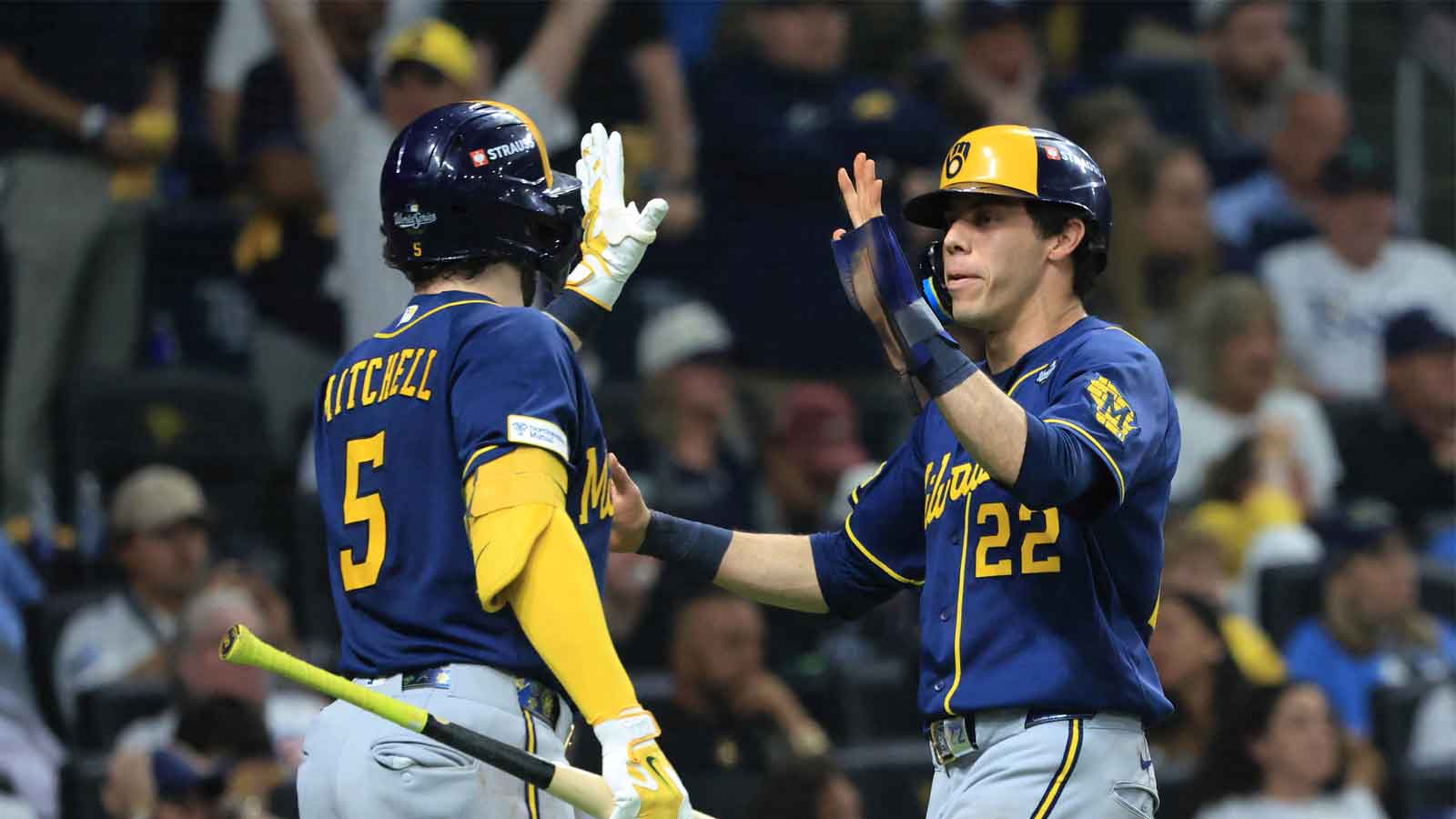 Christian Yelich sounds off on Brewers’ unreal 8-run inning vs. Rays