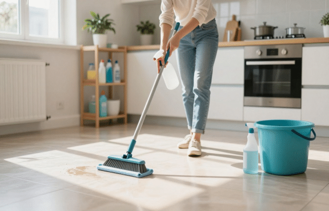 Floor cleaning tips: Is your floor dirty with black shoe marks? Try ...