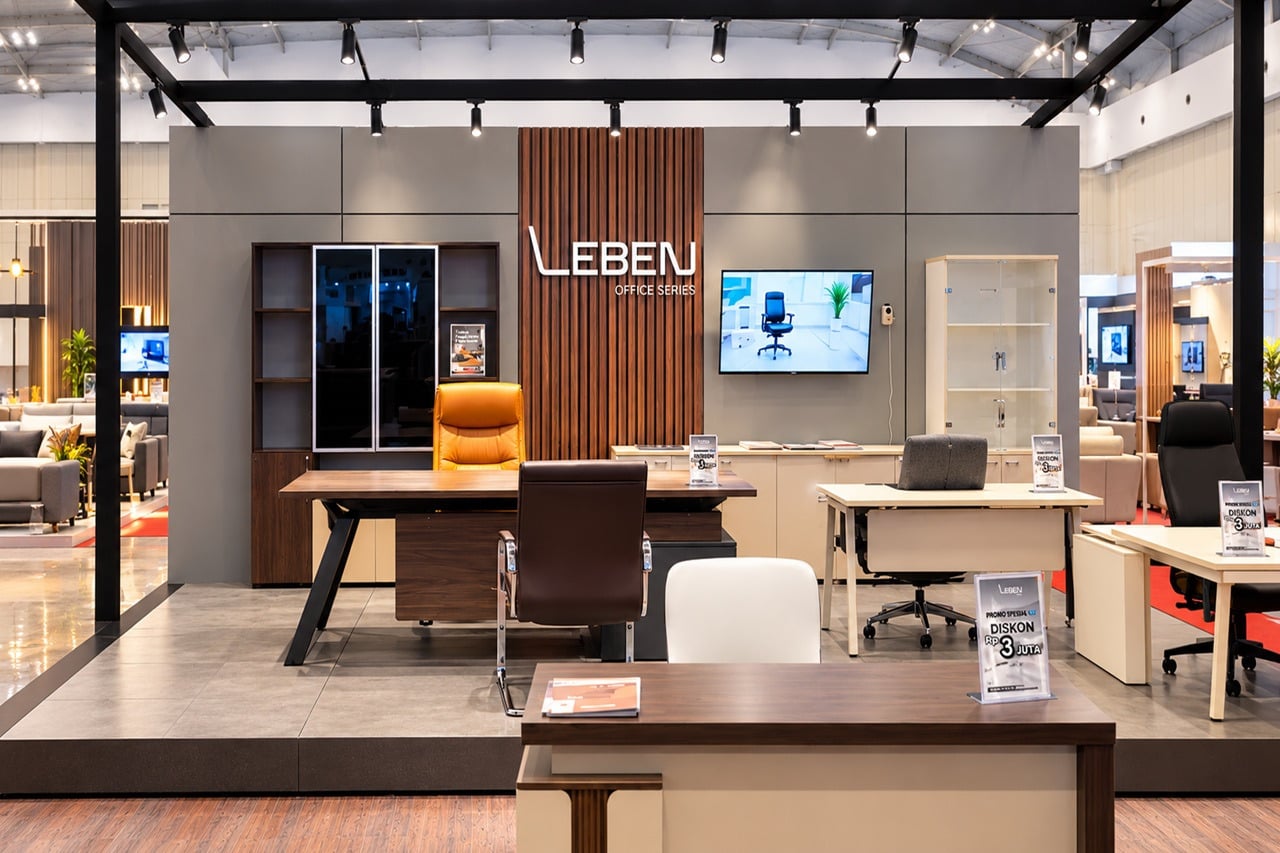 LEBEN perkenalkan furnitur kantor modern di HOMEDÉC 2026