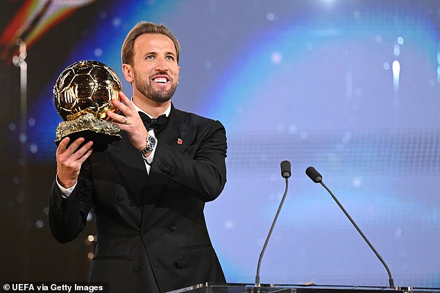 Prince William's message to King Harry! Royal approval for Ballon d'Or ...