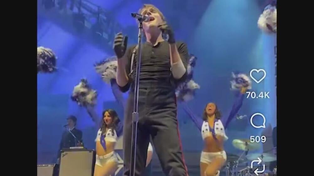 My Chemical Romance faces legal fight over Cowboys cheerleader-inspired ...