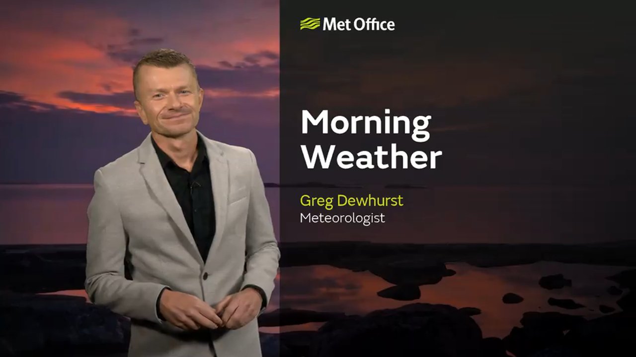Met Office Monday morning weather forecast 07/09/26