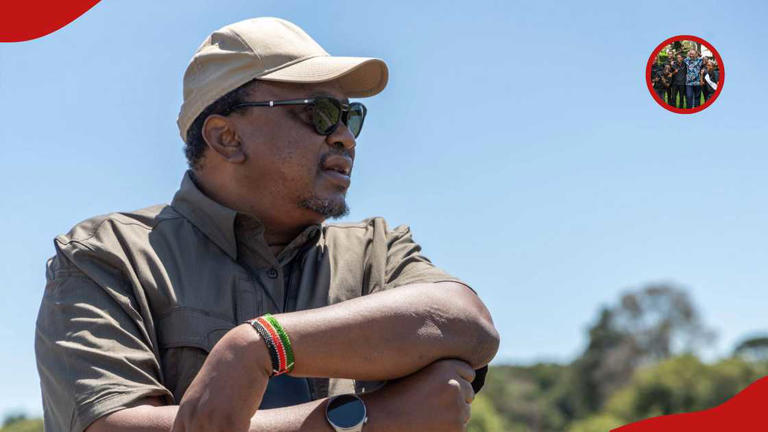 Kenyatta Trust celebrates Uhuru’s birthday with never-before-seen fun image