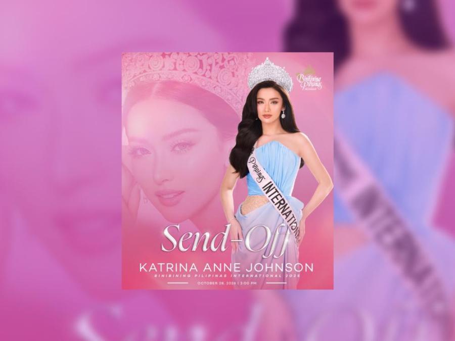 Miss International PH Katrina Anne Johnson's send-off set
