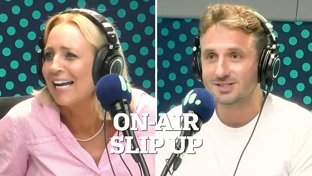 Carrie Bickmore's on-air radio show slip up with Tommy Little