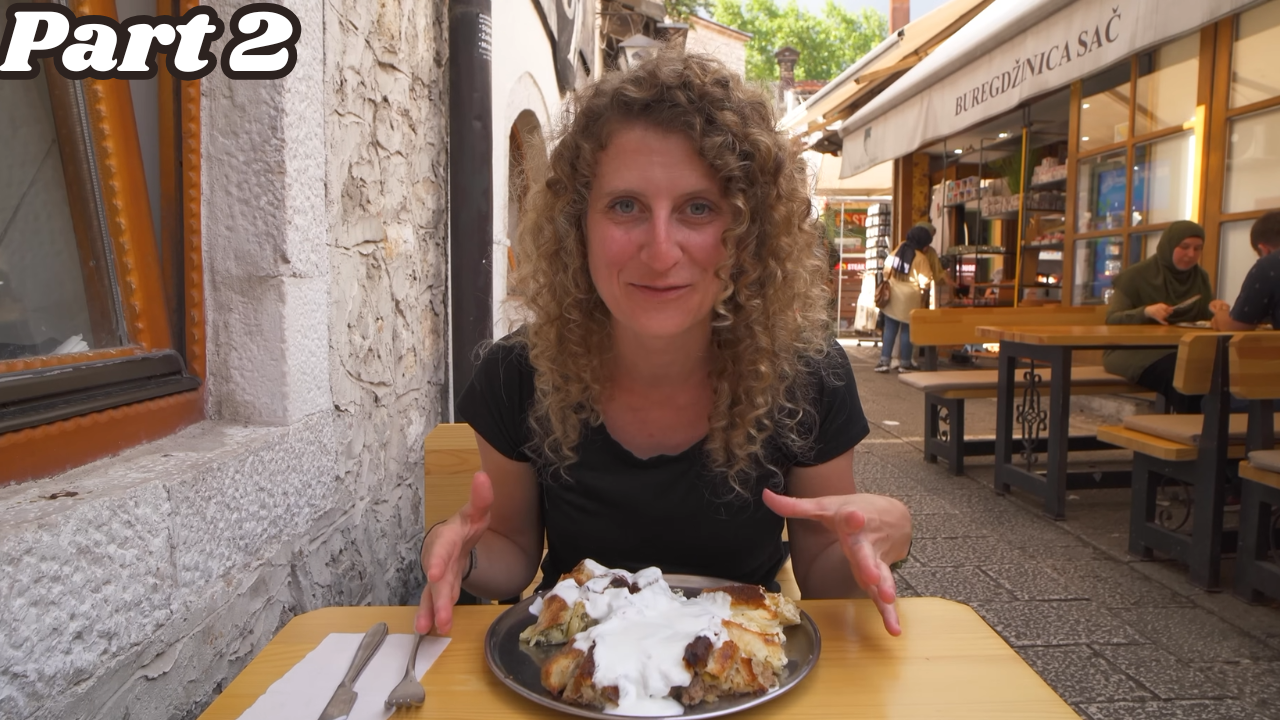 Bosnian burek and local food in Sarajevo part 2
