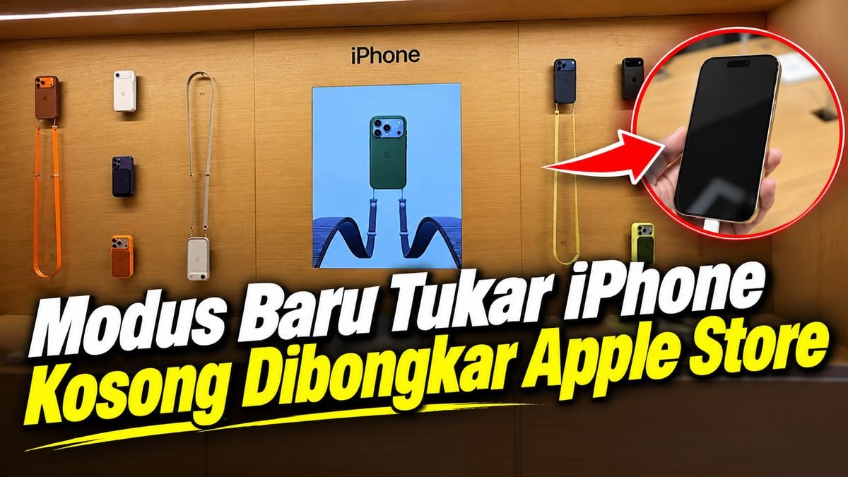 Modus baru tukar iPhone kosong dibongkar Apple Store
