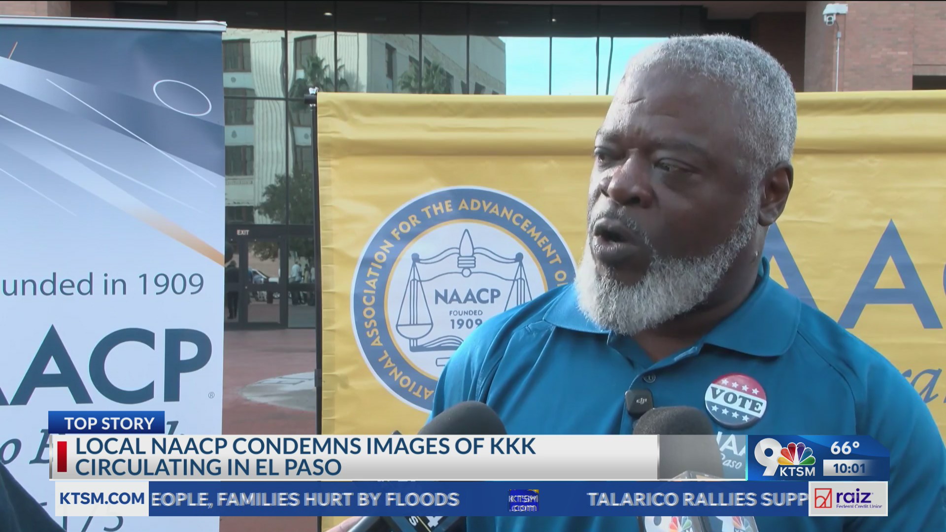 El Paso rallies to condemn KKK imagery