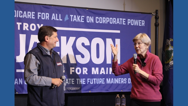 Democratic US Senate candidate Troy Jackson invites Elizabeth Warren for a campaign encore