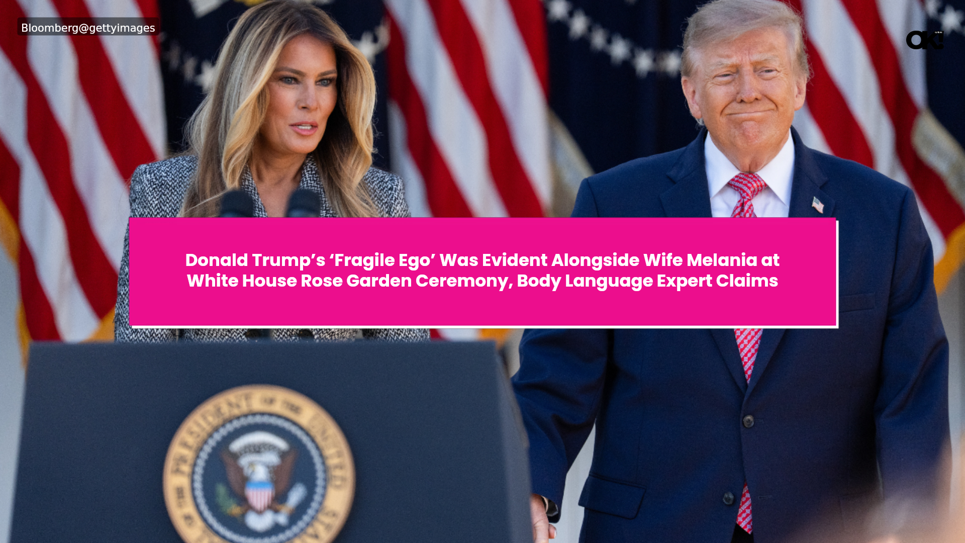 Donald Trump’s ‘fragile ego’ was evident alongside wife Melania at ...