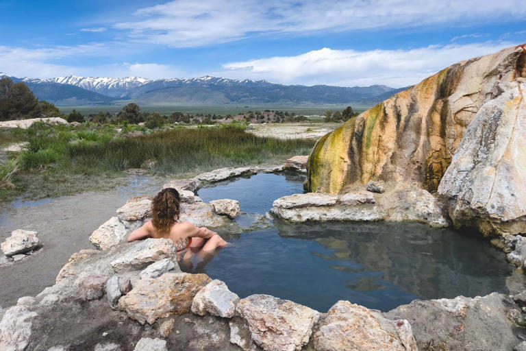 Three West Coast hot springs are better in the cold, and each one has a ...