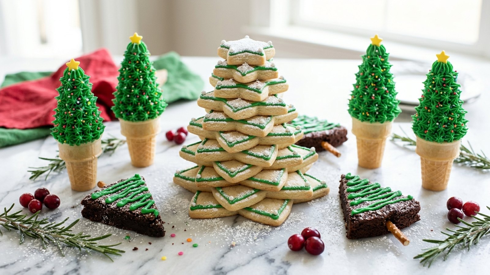 Christmas tree desserts: 16 festive showstoppers that look fancy but ...