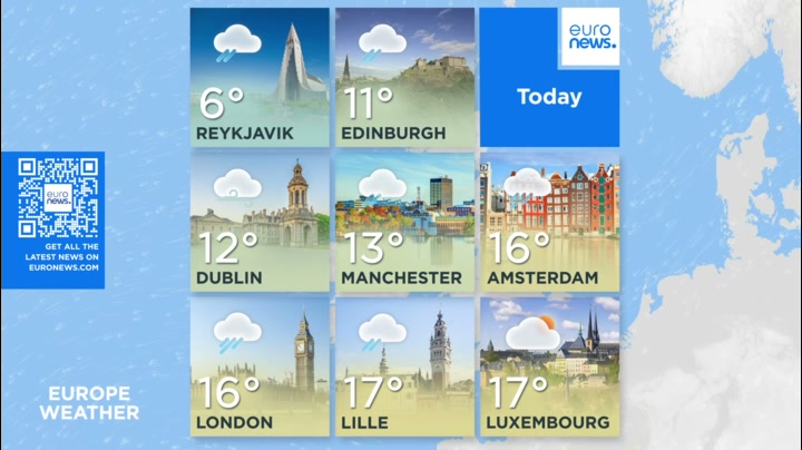 Weather Europe today (2026/10/27)