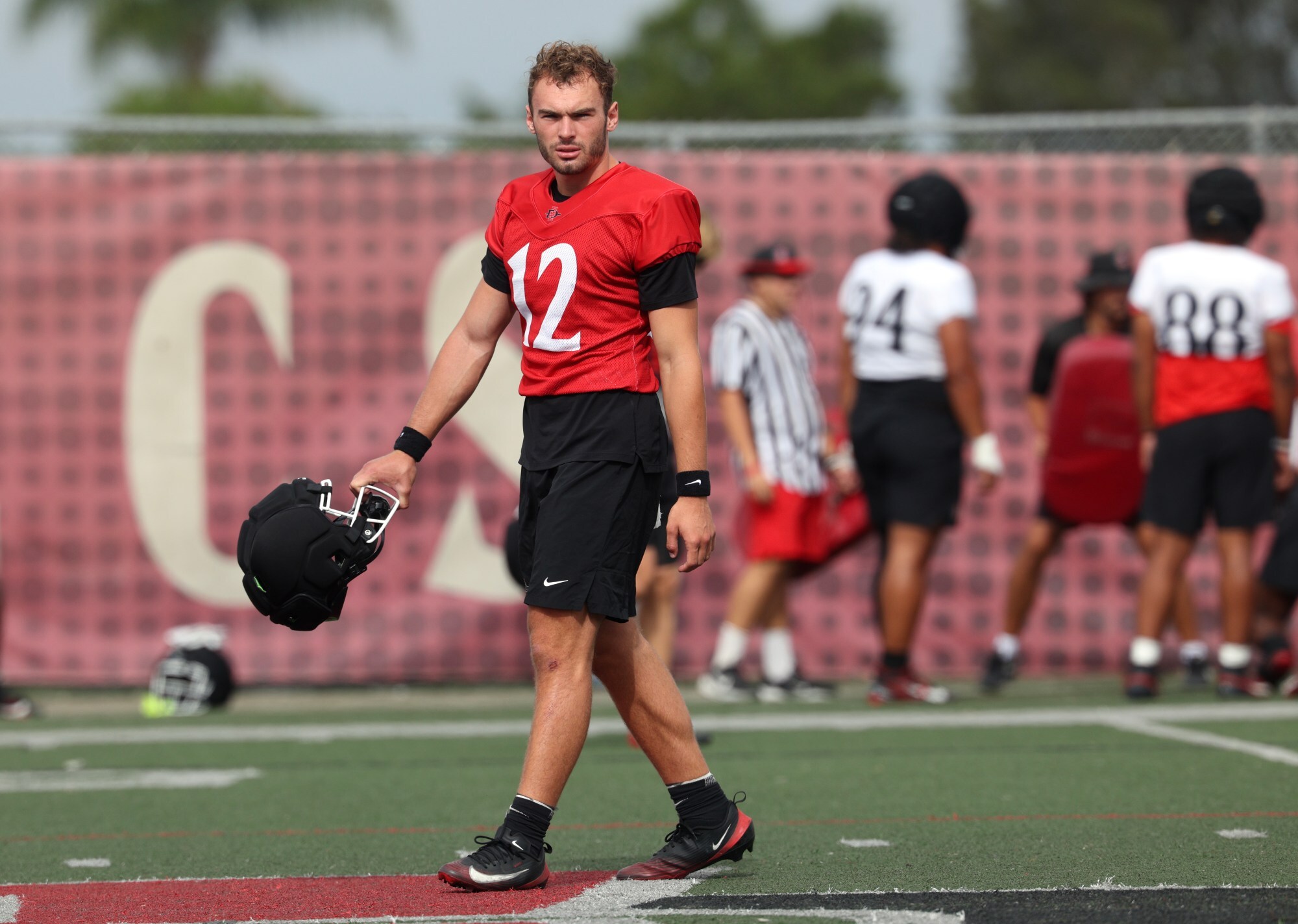 Aztecs football report: QB Stone Saunders will start this week against ...