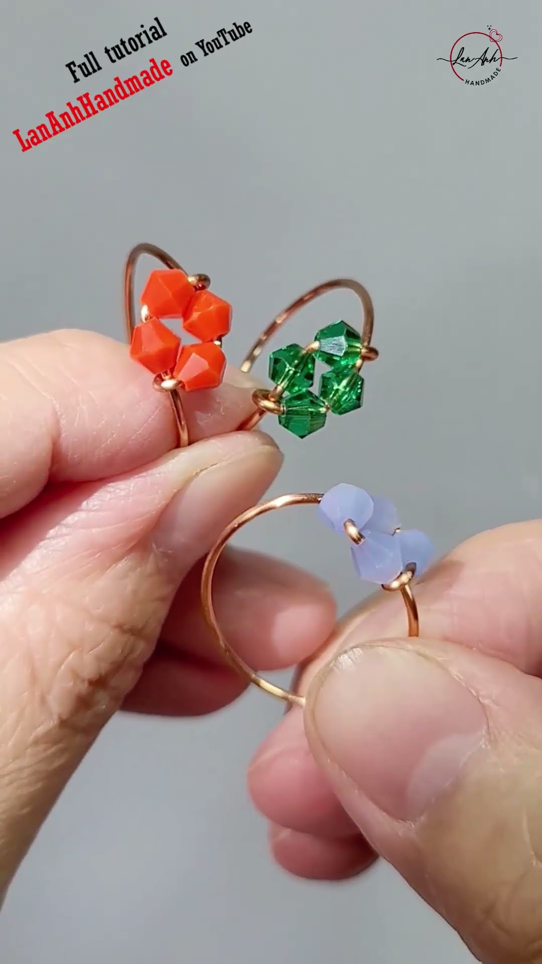 Handmade wire wrapped beaded rings: Stunning flower designs revealed!