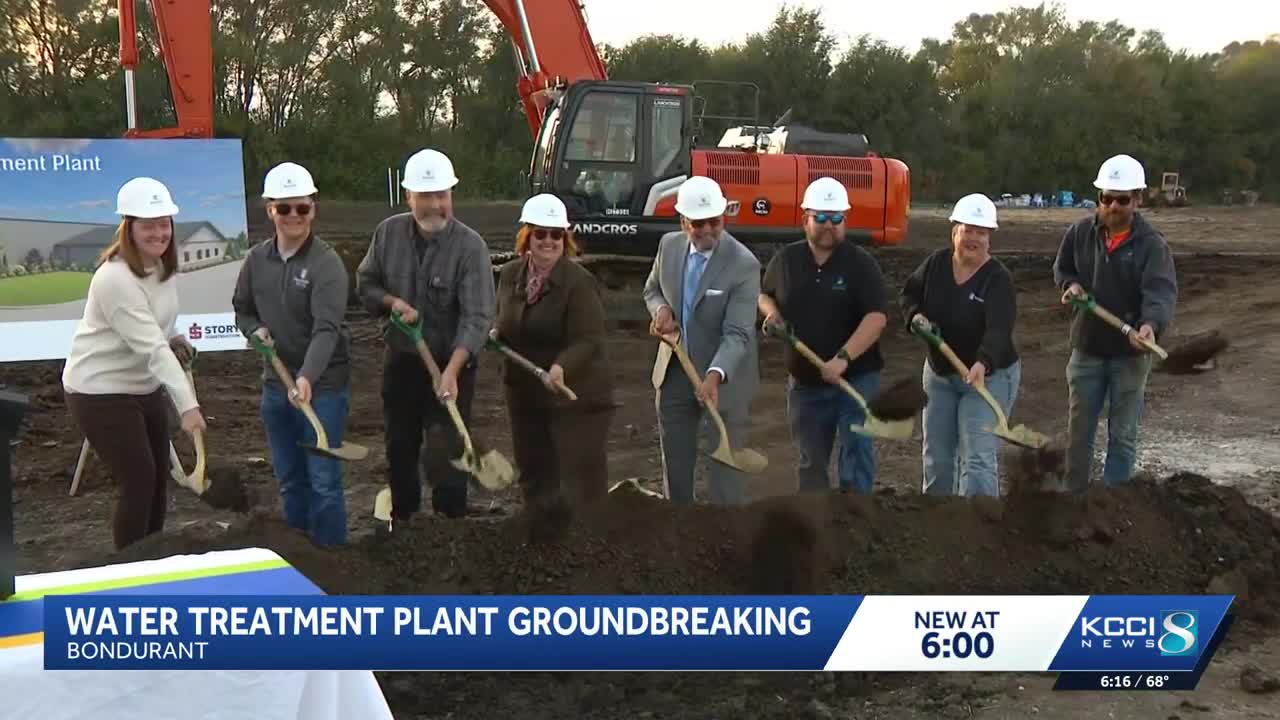 Bondurant breaks ground on new water treatment plant