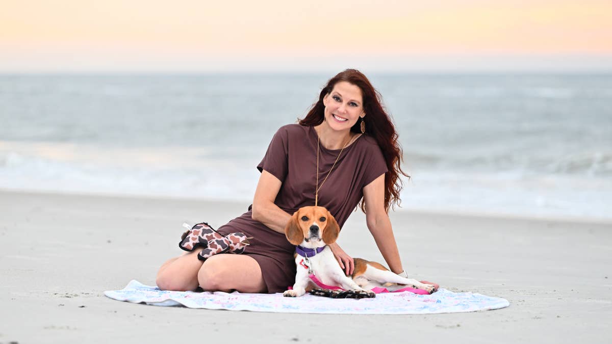 She adopted a lab beagle who'd never played with a toy, and now he's ...
