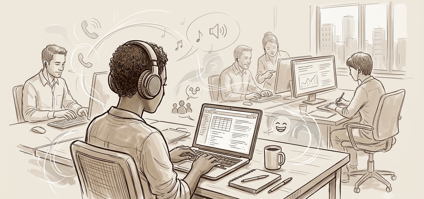 The office do-not-disturb sign now comes with ear cushions