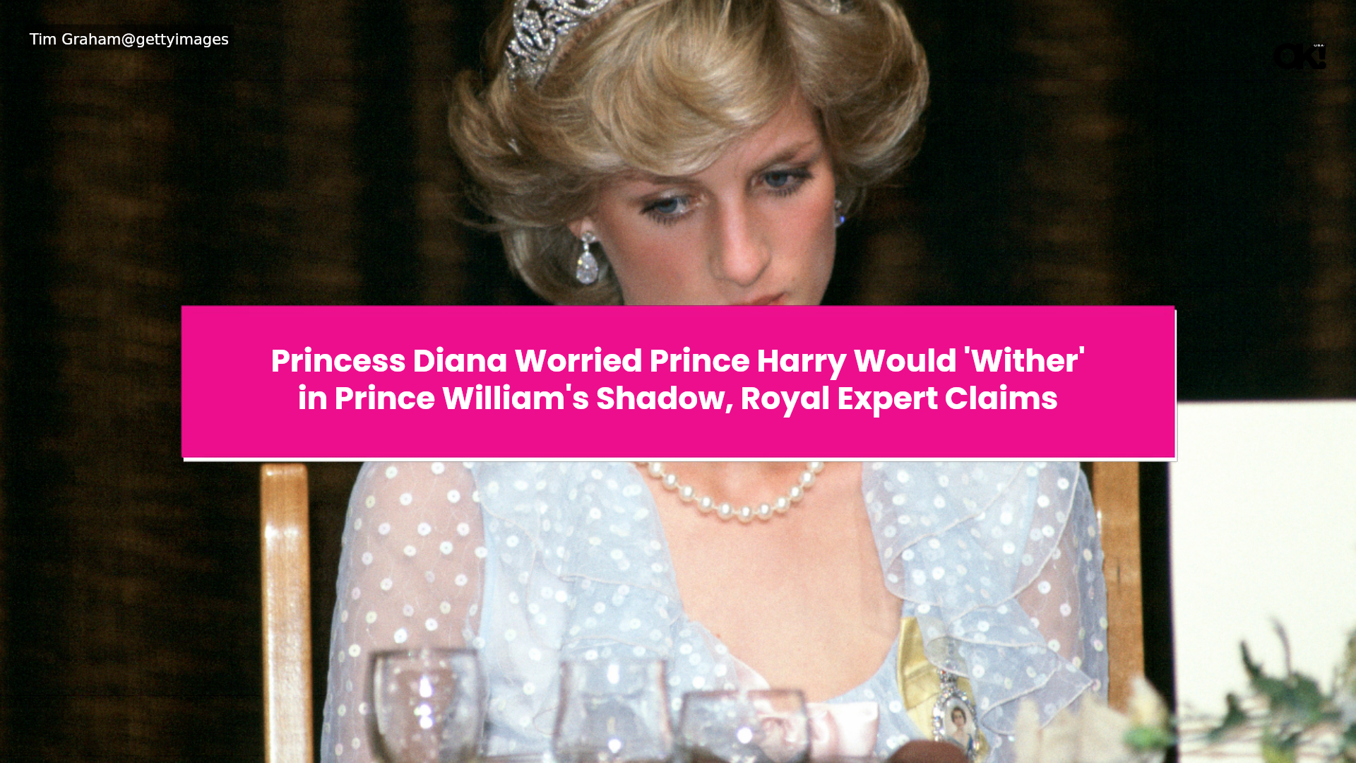 Princess Diana worried Prince Harry would 'wither' in Prince William's ...