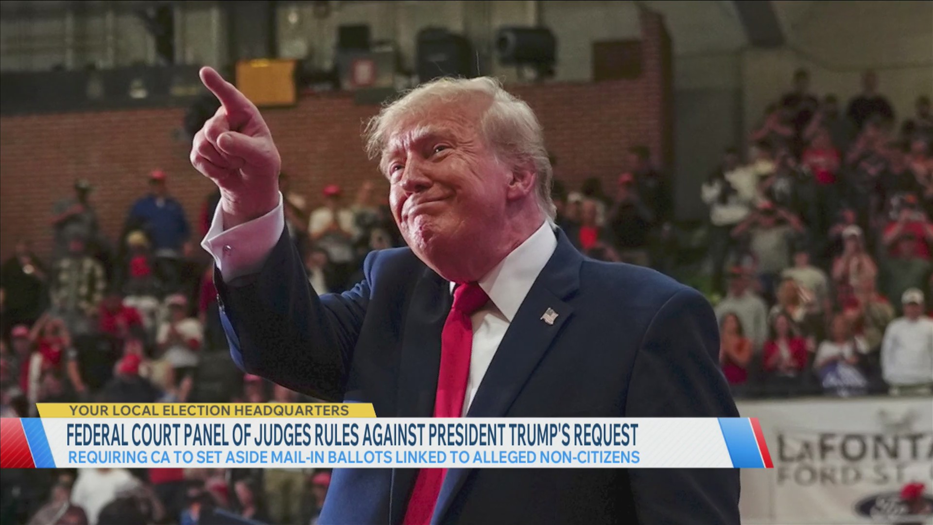 Federal panel blocks Trump request to set aside ballots from suspected ...