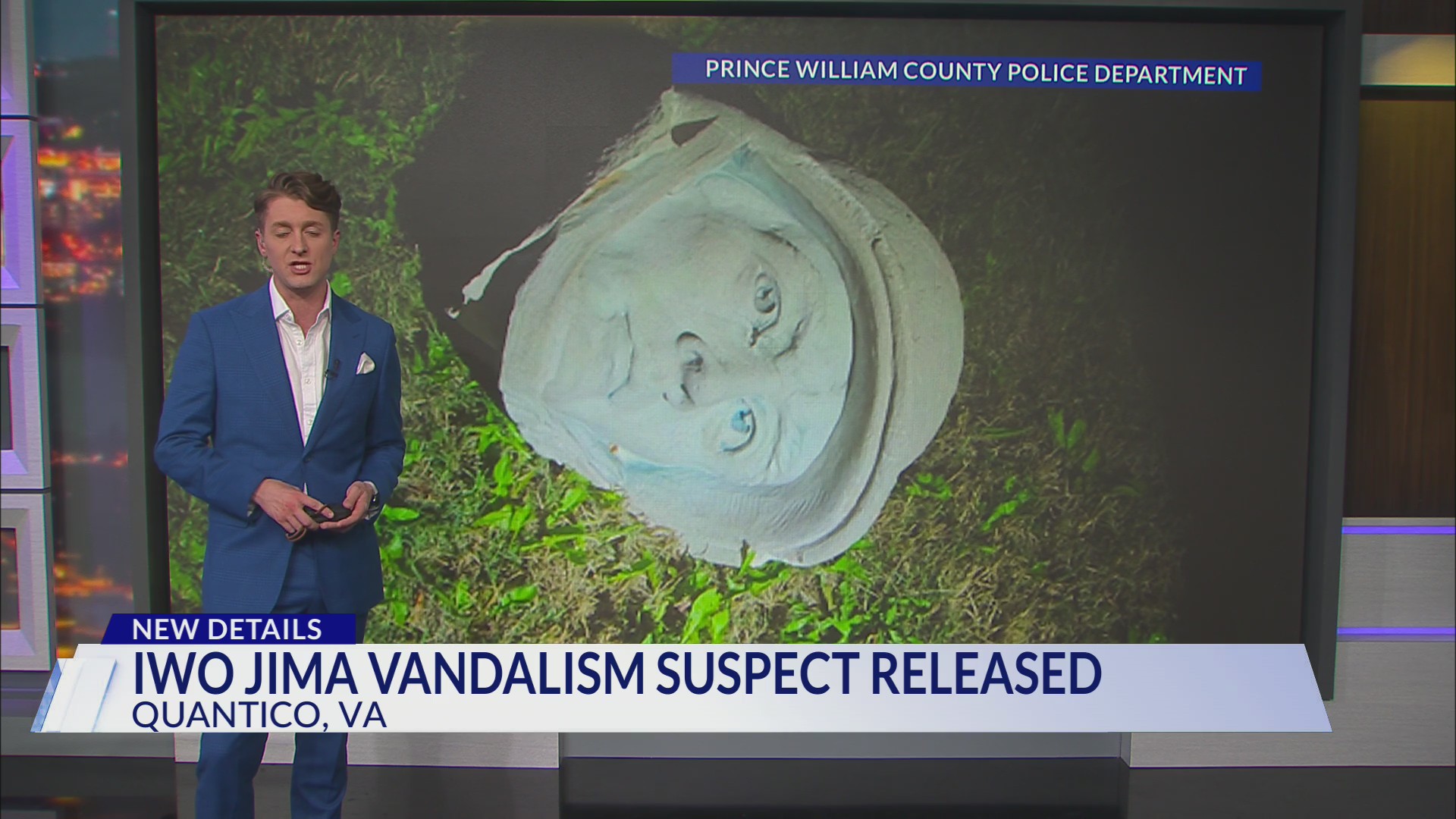 Iwo Jima vandalism suspect released