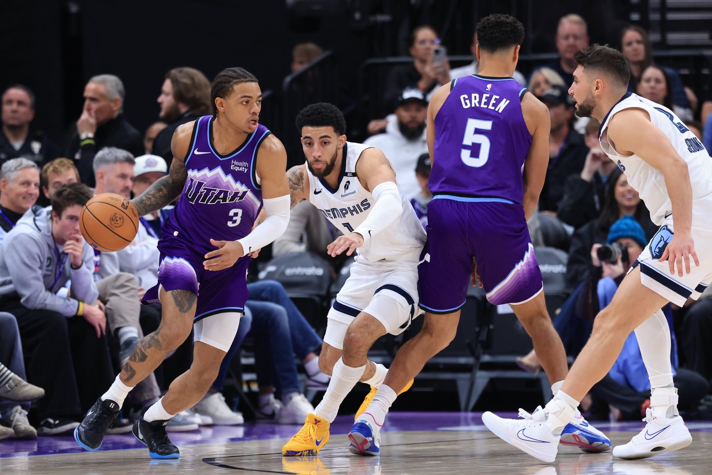 Grizzlies outlast Jazz for second win in four games over Utah