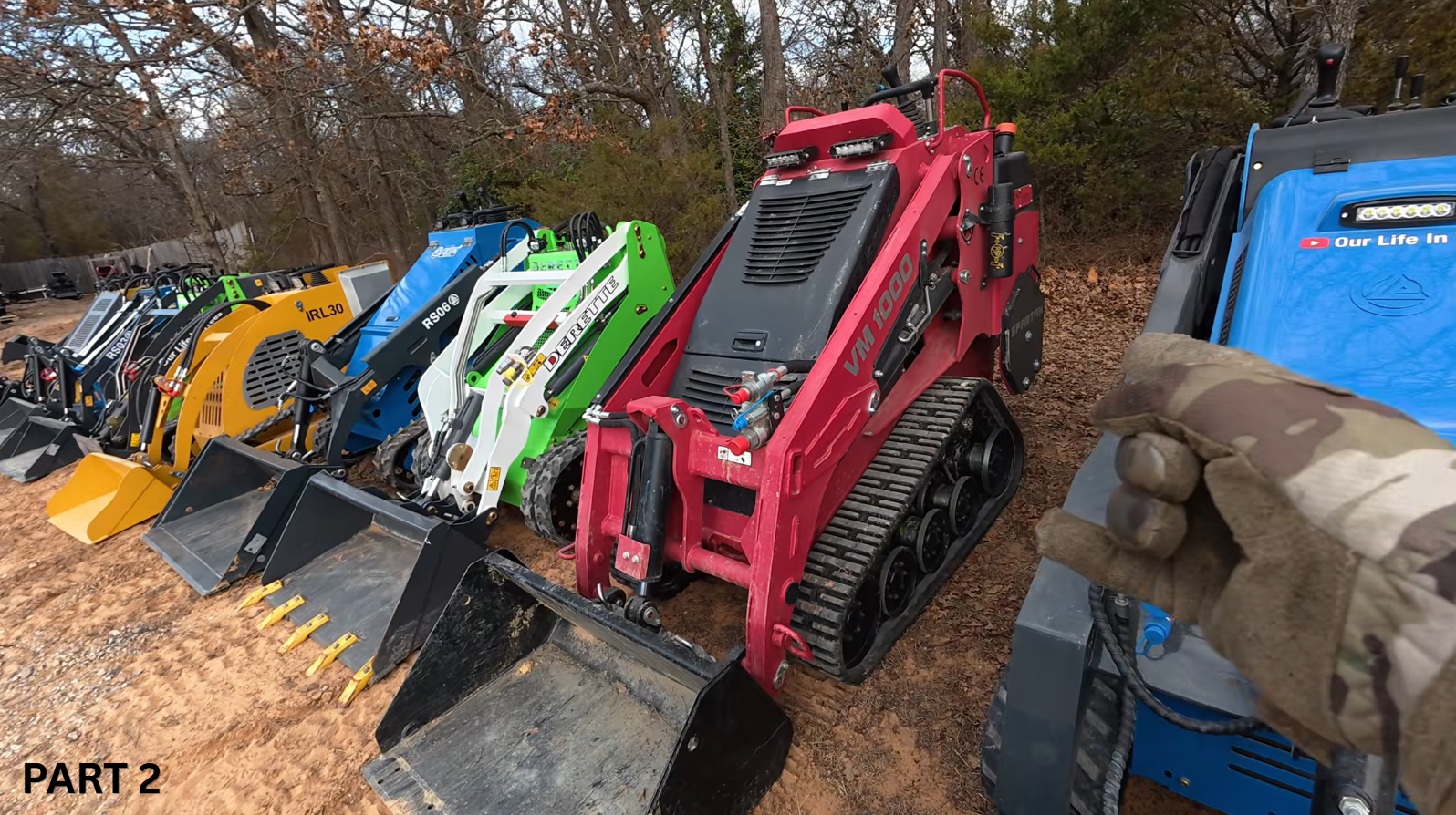 Mini skid steer performance test under demanding conditions part 2