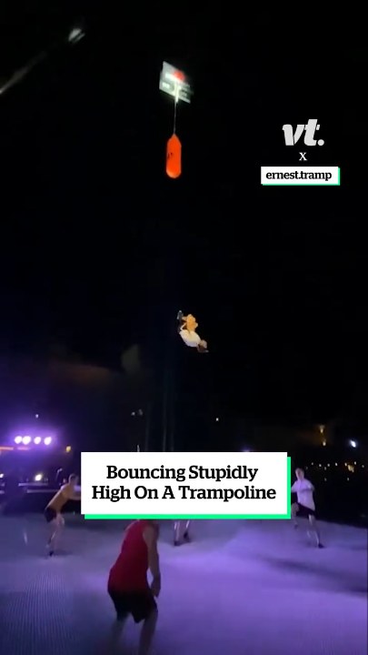 Freestyle trampoline athletes are so brave