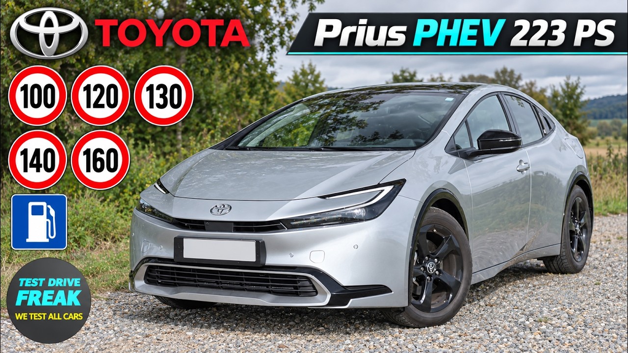 2026 Toyota Prius plug-in hybrid 223 PS test drive | Fuel consumption ...