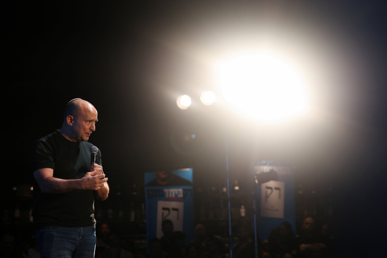 Naftali Bennett, another opposition leader and formerly prime minister, in Haifa, Israel, earlier this month.