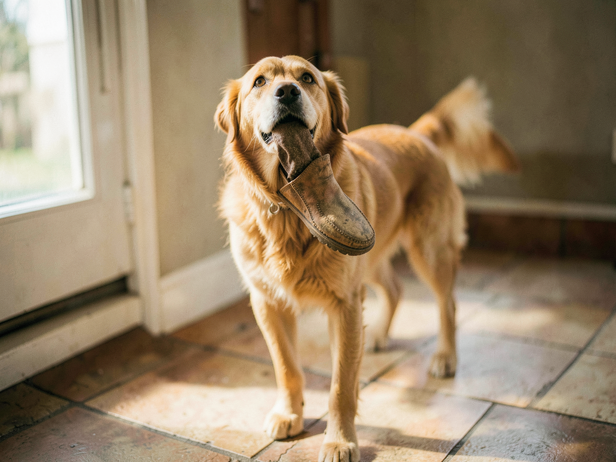 Why does my dog bring me shoes and toys? The behaviour explained