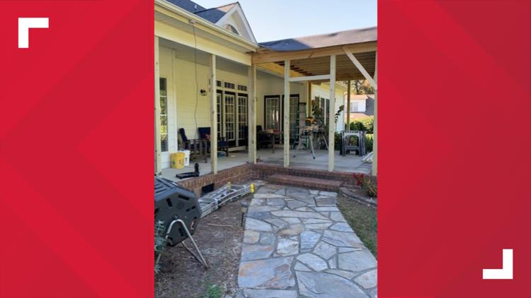 Homeowners say contractor left screened porch unfinished, unpermitted; license surrendered after WFMY investigation