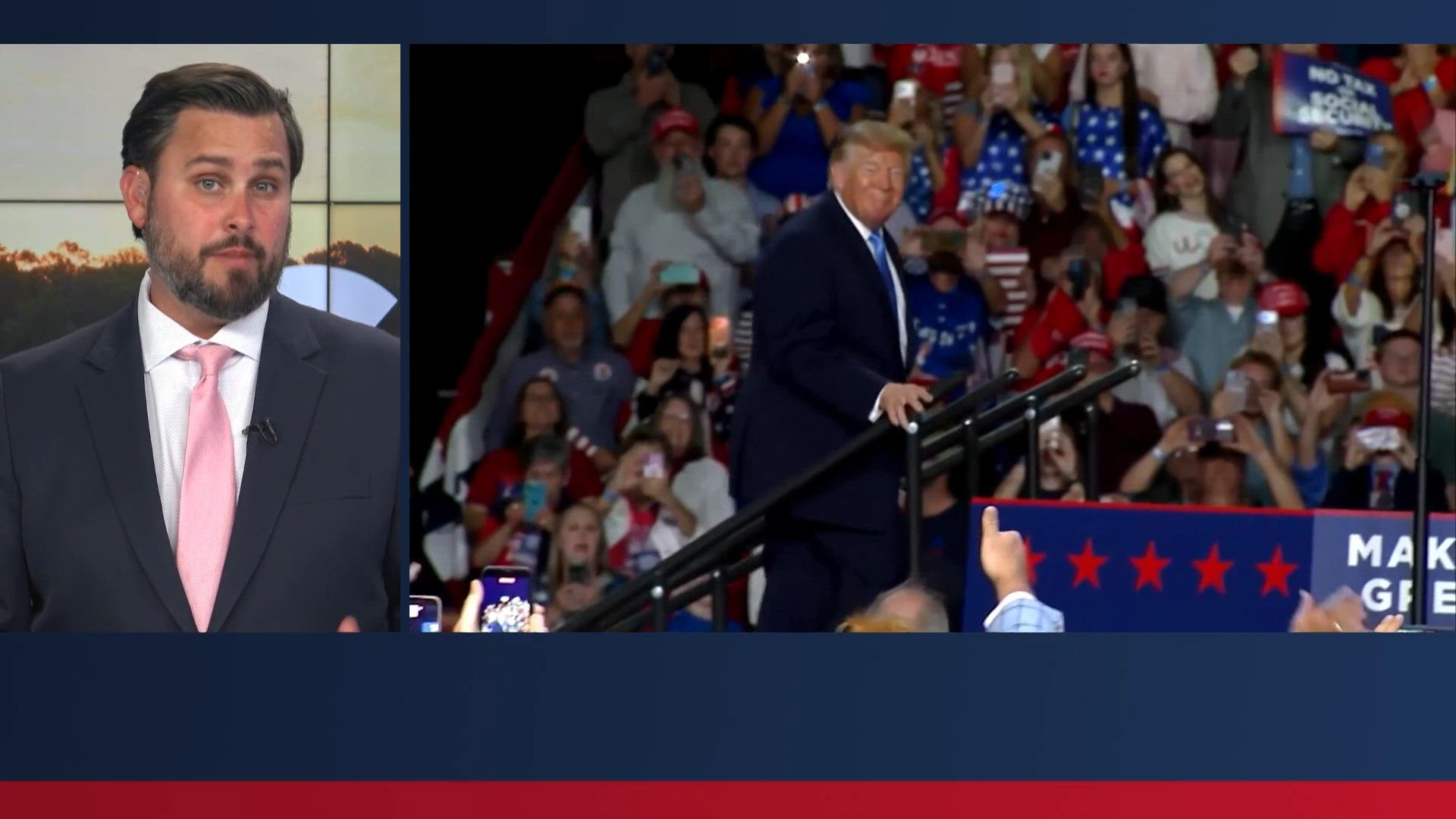 Trump returns to Texas as GOP ramps up turnout push with Vance rallies