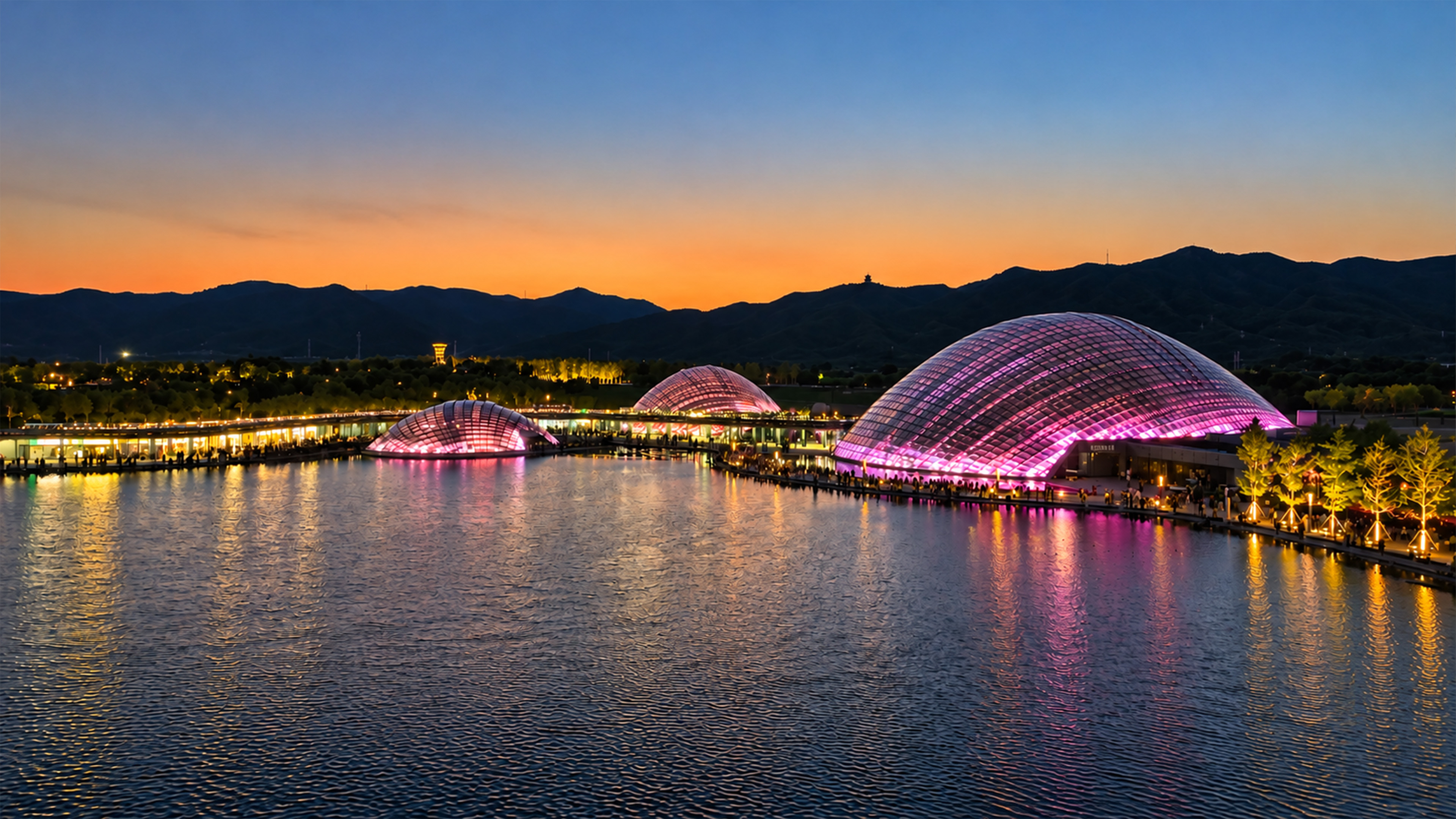 These glowing domes in China look like alien spaceships