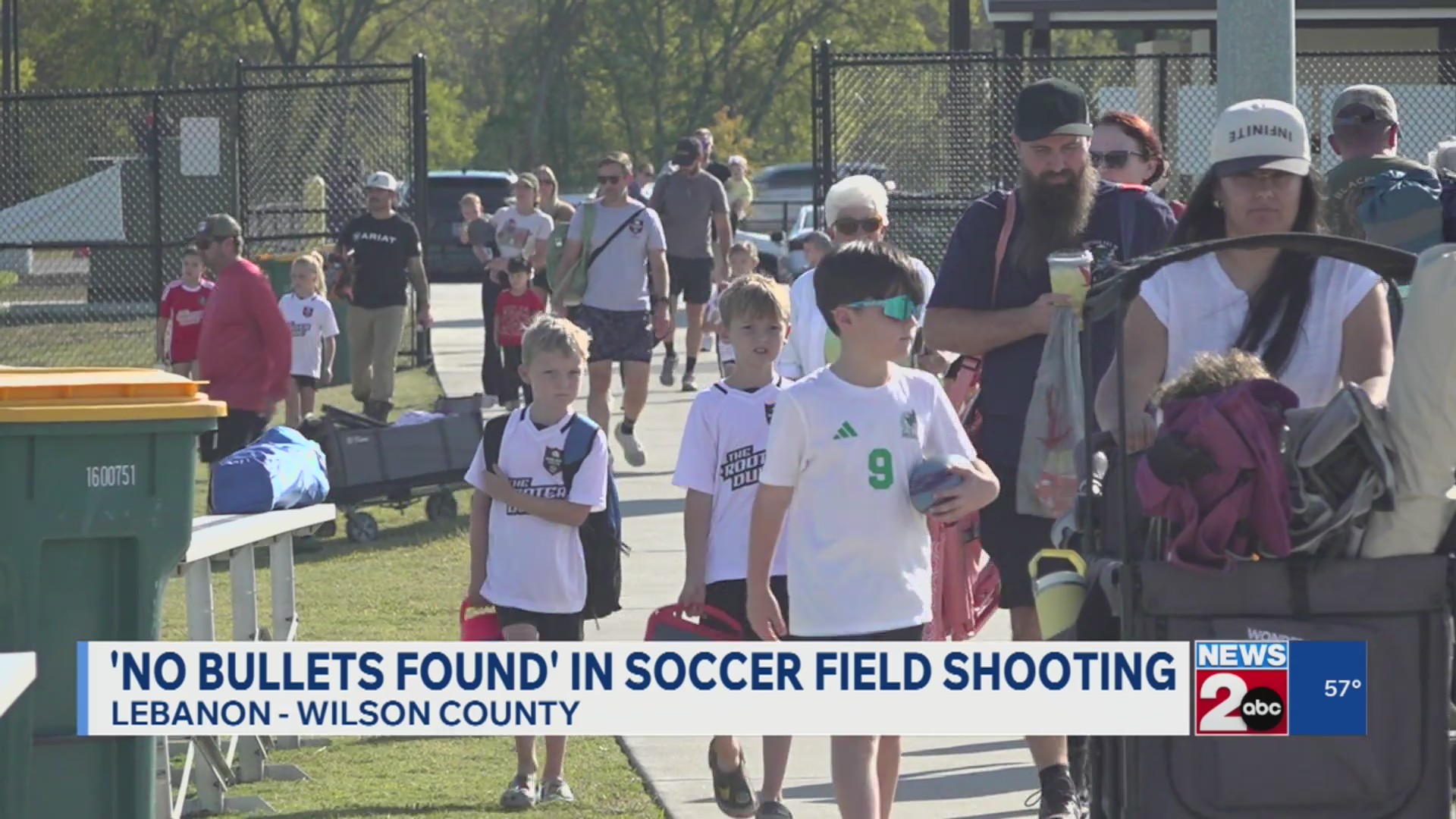 No bullets found in soccer field shooting incident in Wilson County