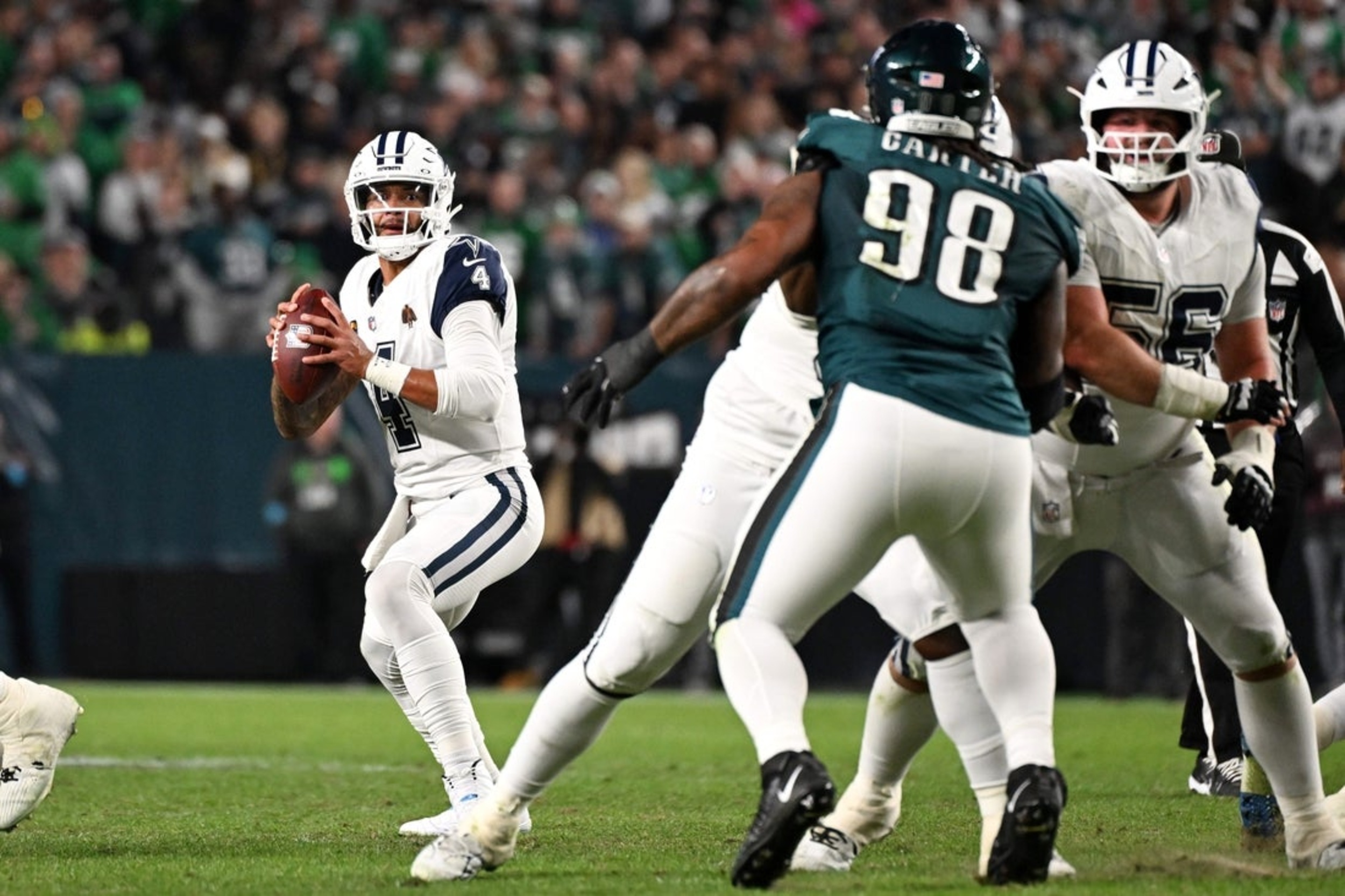 Dak Prescott (3 TDs), Cowboys hand Eagles' fifth straight loss