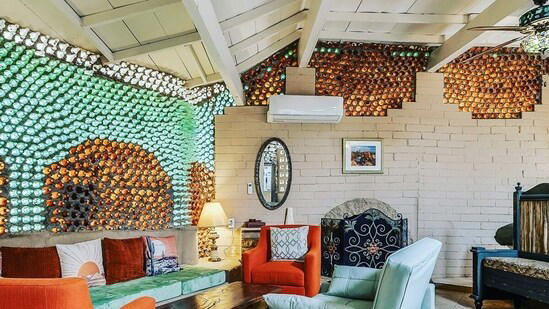 In the 1960s, a Tucson couple built a carport from discarded bottles ...